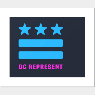 DC REPRESENT (Blue) Posters and Art